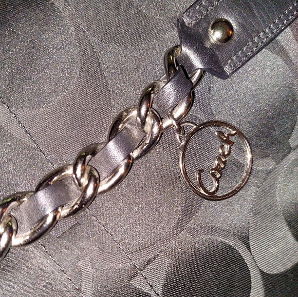 COACH Crossbody Signature C Shoulder Bag Black - Picture 5 of 8